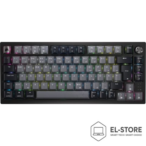 Corsair Klawiatura Corsair K65 PLUS | Mechaniczna klawiatura do gier | Bezprzewodowy | Język nordycki | USB typu A | CORSAIR MLX Czerwon