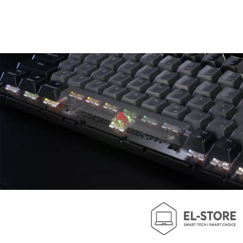Corsair Klawiatura Corsair K65 PLUS | Mechaniczna klawiatura do gier | Bezprzewodowy | Język nordycki | USB typu A | CORSAIR MLX Czerwon