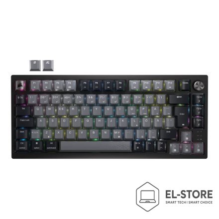 Corsair Klawiatura Corsair K65 PLUS | Mechaniczna klawiatura do gier | Bezprzewodowy | Język nordycki | USB typu A | CORSAIR MLX Czerwon