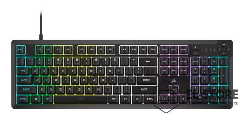 Corsair Klawiatura gamingowa RGB LED CORSAIR K55 CORE Juoda