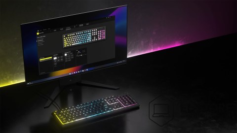 Corsair Klawiatura gamingowa RGB LED CORSAIR K55 CORE Juoda