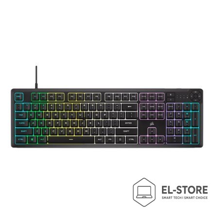 Corsair Klawiatura gamingowa RGB LED CORSAIR K55 CORE Juoda