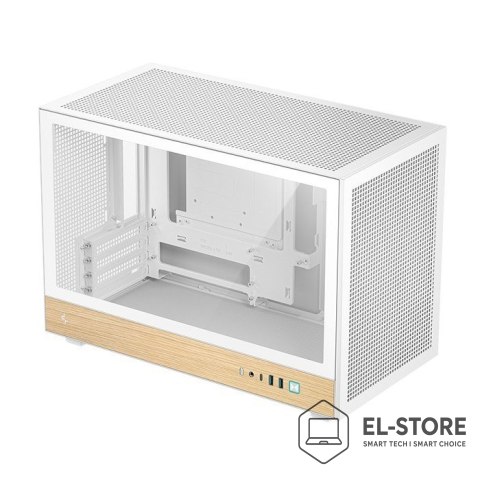 DEEPCOOL Obudowa DeepCool CH260 WOOD biała