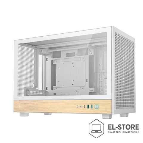 DEEPCOOL Obudowa DeepCool CH260 WOOD biała