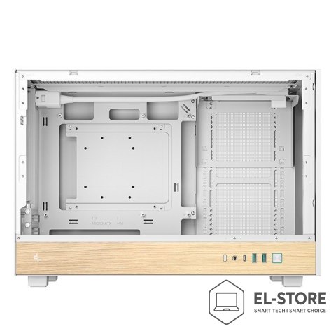 DEEPCOOL Obudowa DeepCool CH260 WOOD biała