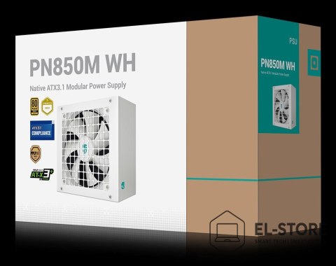 DEEPCOOL Zasilacz Deepcool PN850M WH 850w Gold Modular white