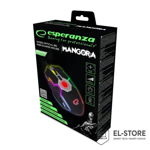 Esperanza ESPERANZA MYSZ PRZEWOD. 8D DLA GRACZY MANGORA EGM701