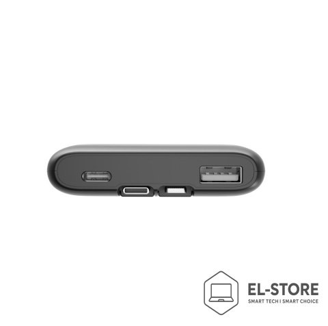 GEMBIRD GEMBIRD POWERBANK O POJEMNOŚCI 10000MAH Z WYŚWIETLACZEM LCD ZINTEGROWANYMI KABLAMI SZYBKIM ŁADOWANIEM QC3.0 20W