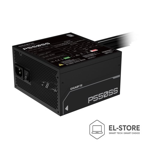 Gigabyte GIGABYTE P550SS moduł zasilaczy 550 W 20+4 pin ATX ATX Czarny