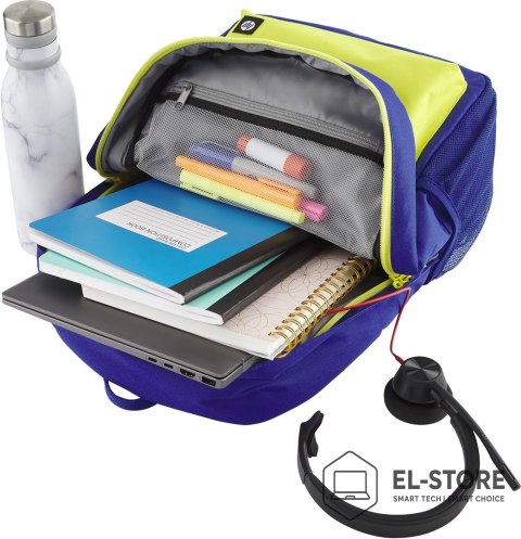 Hewlett-Packard Plecak HP Campus do notebooka 15,6" niebiesko-żółty7J596AA