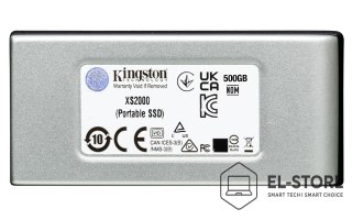 Kingston Dysk zewnętrzny SSD Kingston XS2000 (1TB; USB 3.2; srebrny; SXS2000/1000G)