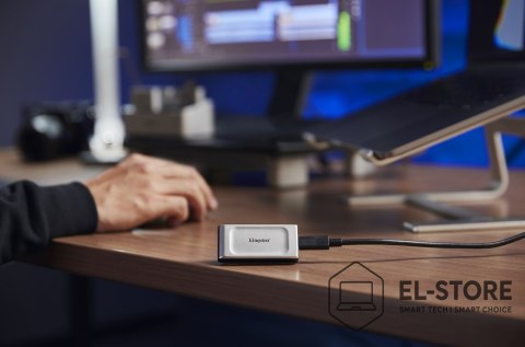 Kingston Dysk zewnętrzny SSD Kingston XS2000 (1TB; USB 3.2; srebrny; SXS2000/1000G)