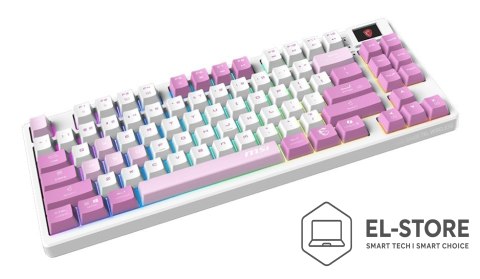 MSI Klawiatura gamingowa VIOLET US/FORGE GK600 TKL W VIOLET MSI