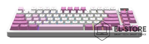 MSI Klawiatura gamingowa VIOLET US/FORGE GK600 TKL W VIOLET MSI