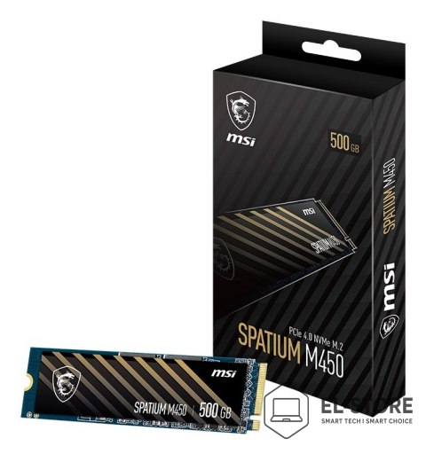 MSI SSD PCIE G4 M.2 NVME 500GB/SPAT. M450 S78-440K380-P83 MSI