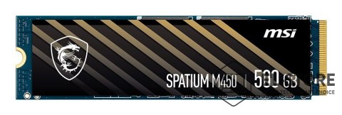 MSI SSD PCIE G4 M.2 NVME 500GB/SPAT. M450 S78-440K380-P83 MSI