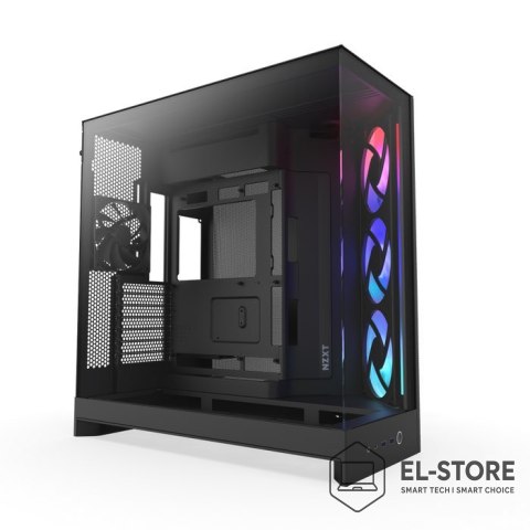NZXT Obudowa NZXT H9 FLOW RGB (2025) MIDI Tower z oknem czarna