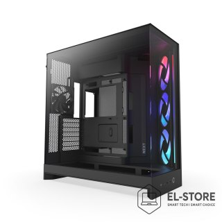 NZXT Obudowa NZXT H9 FLOW RGB (2025) MIDI Tower z oknem czarna