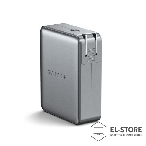 No name Satechi 4-Port GaN Travel Charger - ładowarka podróżna 145W z 4 adapterami do gniazdek - US, UK, EU, AS (4x USB-C)
