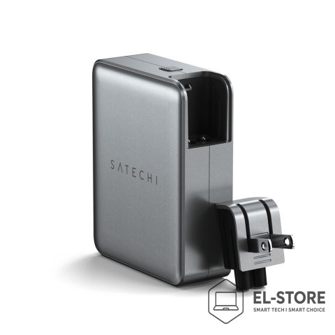 No name Satechi 4-Port GaN Travel Charger - ładowarka podróżna 145W z 4 adapterami do gniazdek - US, UK, EU, AS (4x USB-C)