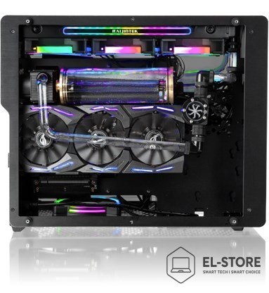 Raijintek RAIJINTEK Ophion M Evo TGS Midi Tower Czarny, Przezroczysty
