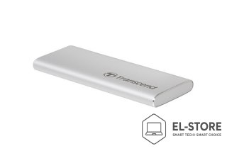 Transcend Transcend ESD260C 250 GB USB Type-C 3.2 Gen 2 (3.1 Gen 2) Srebrny