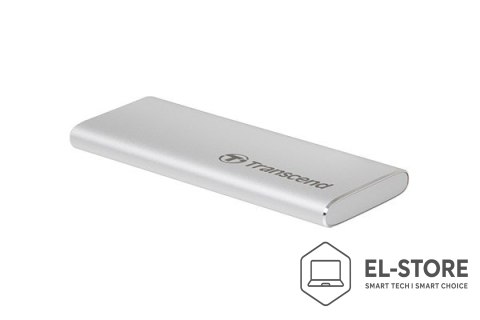 Transcend Transcend ESD260C 250 GB USB Type-C 3.2 Gen 2 (3.1 Gen 2) Srebrny