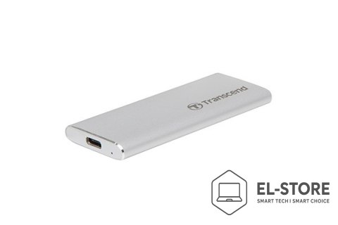 Transcend Transcend ESD260C 250 GB USB Type-C 3.2 Gen 2 (3.1 Gen 2) Srebrny