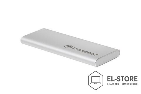 Transcend Transcend ESD260C 250 GB USB Type-C 3.2 Gen 2 (3.1 Gen 2) Srebrny