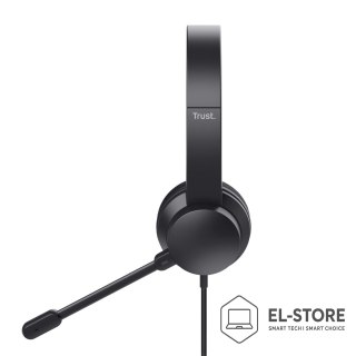 Trust Zestaw słuchawkowy Trust HS-260 ENC Black
