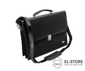 WEDO Wedo Ladies Flap-Over Briefcase Torba damska Czarny