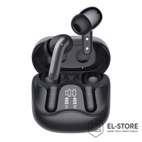 AUDIOCORE Słuchawki bezprzewodowe Audiocore, hybrydowe ANC, ENC, 6 mikrofonów, etui ładujące, Tuya, AC591 PRO