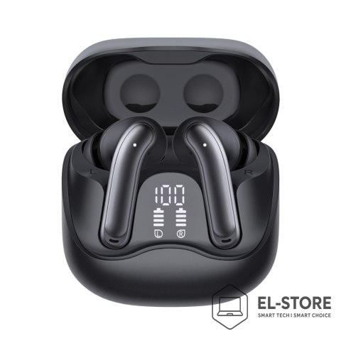 AUDIOCORE Słuchawki bezprzewodowe Audiocore, hybrydowe ANC, ENC, 6 mikrofonów, etui ładujące, Tuya, AC591 PRO