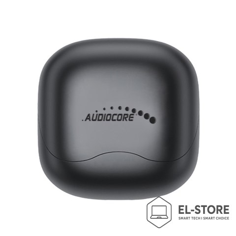 AUDIOCORE Słuchawki bezprzewodowe Audiocore, hybrydowe ANC, ENC, 6 mikrofonów, etui ładujące, Tuya, AC591 PRO