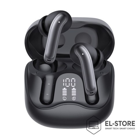 AUDIOCORE Słuchawki bezprzewodowe Audiocore, hybrydowe ANC, ENC, 6 mikrofonów, etui ładujące, Tuya, AC591 PRO