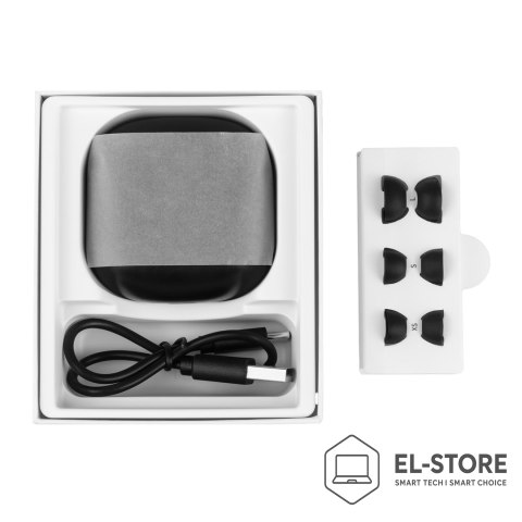 AUDIOCORE Słuchawki bezprzewodowe Audiocore, hybrydowe ANC, ENC, 6 mikrofonów, etui ładujące, Tuya, AC591 PRO