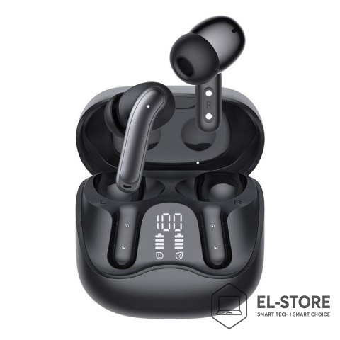 AUDIOCORE Słuchawki bezprzewodowe Audiocore, hybrydowe ANC, ENC, 6 mikrofonów, etui ładujące, Tuya, AC591 PRO
