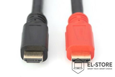 Assmann ASSMANN KABEL POŁ. ZE WZAMAC. HDMI HIGHSPEED 1.4 ETH. TYP HDMI A/HDMI A M/M CZARNY 10M AK-330118-100-S