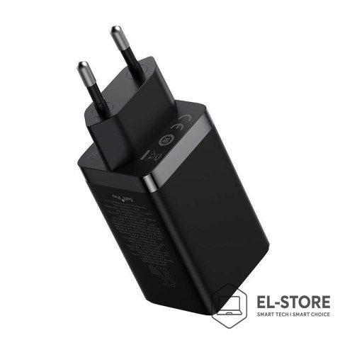Baseus Ładowarka sieciowa Baseus GaN 5 Pro Fast Charger CCGP120201 65W 1x USB-A 2x USB-C PD 3.0 QC 4.0 + kabel USB-C