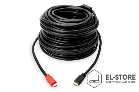 DIGITUS Digitus Kabel przyłączeniowy HDMI High Speed z Ethernetem, ze wzmacniaczem