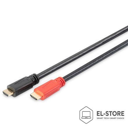 DIGITUS Digitus Kabel przyłączeniowy HDMI High Speed z Ethernetem, ze wzmacniaczem