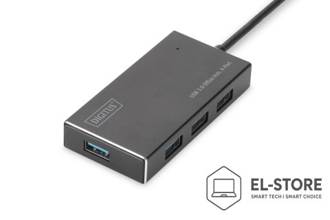 DIGITUS Digitus Koncentrator USB 3.0 Office, 4 porty