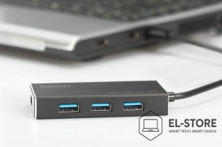DIGITUS Digitus Koncentrator USB 3.0 Office, 4 porty