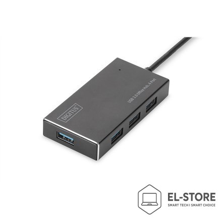 DIGITUS Digitus Koncentrator USB 3.0 Office, 4 porty
