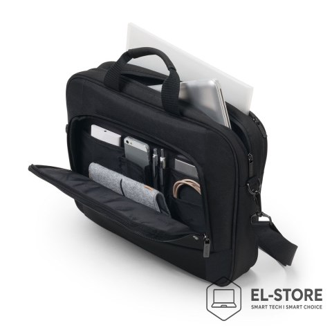 Dicota DICOTA Eco Top Traveller BASE 35,8 cm (14.1") Torba ładowana od góry Czarny