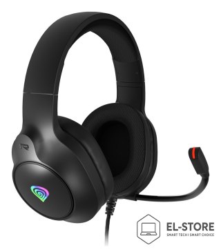 GENESIS GENESIS NEON 213 Zestaw słuchawkowy Przewodowa Ręczny Połączenia/muzyka USB Typu-A Czarny