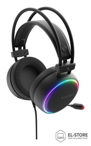 GENESIS Słuchawki/zestaw słuchawkowy GENESIS NSG-2307 przewodowa opaska na głowę gaming USB typu-A czarny
