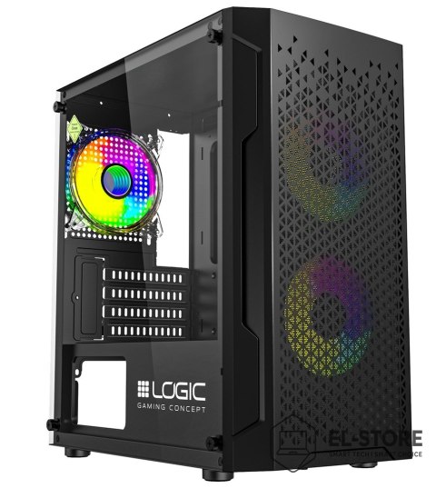 LOGIC OBUDOWA LOGIC ARAMIS ARGB MINI USB 3.0 BEZ ZASILACZA