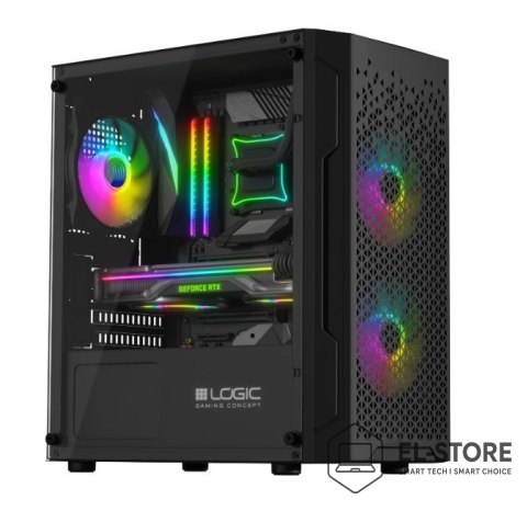 LOGIC OBUDOWA LOGIC ARAMIS ARGB MINI USB 3.0 BEZ ZASILACZA