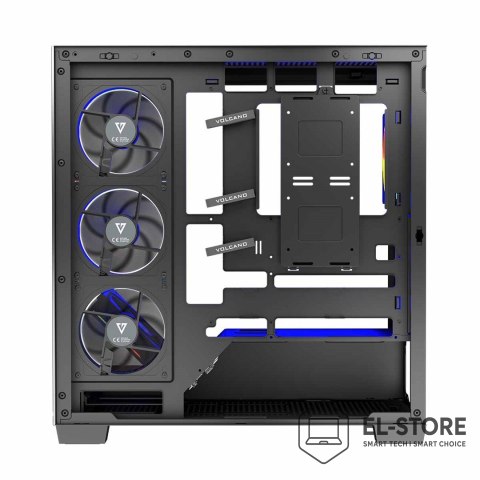 MODECOM MODECOM OBUDOWA VOLCANO STELLAR ARGB MIDI 5F BLACK
